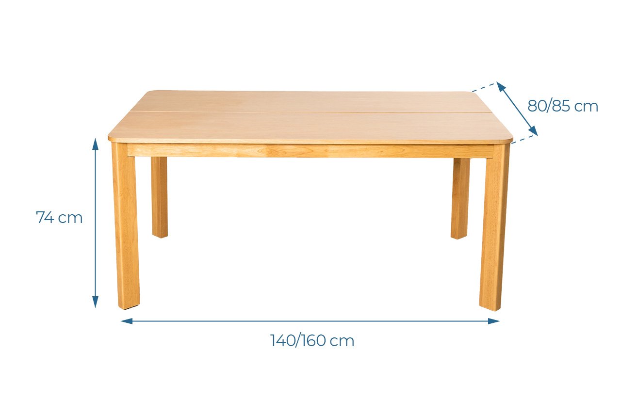 Kích thước bàn ăn gỗ MOSS