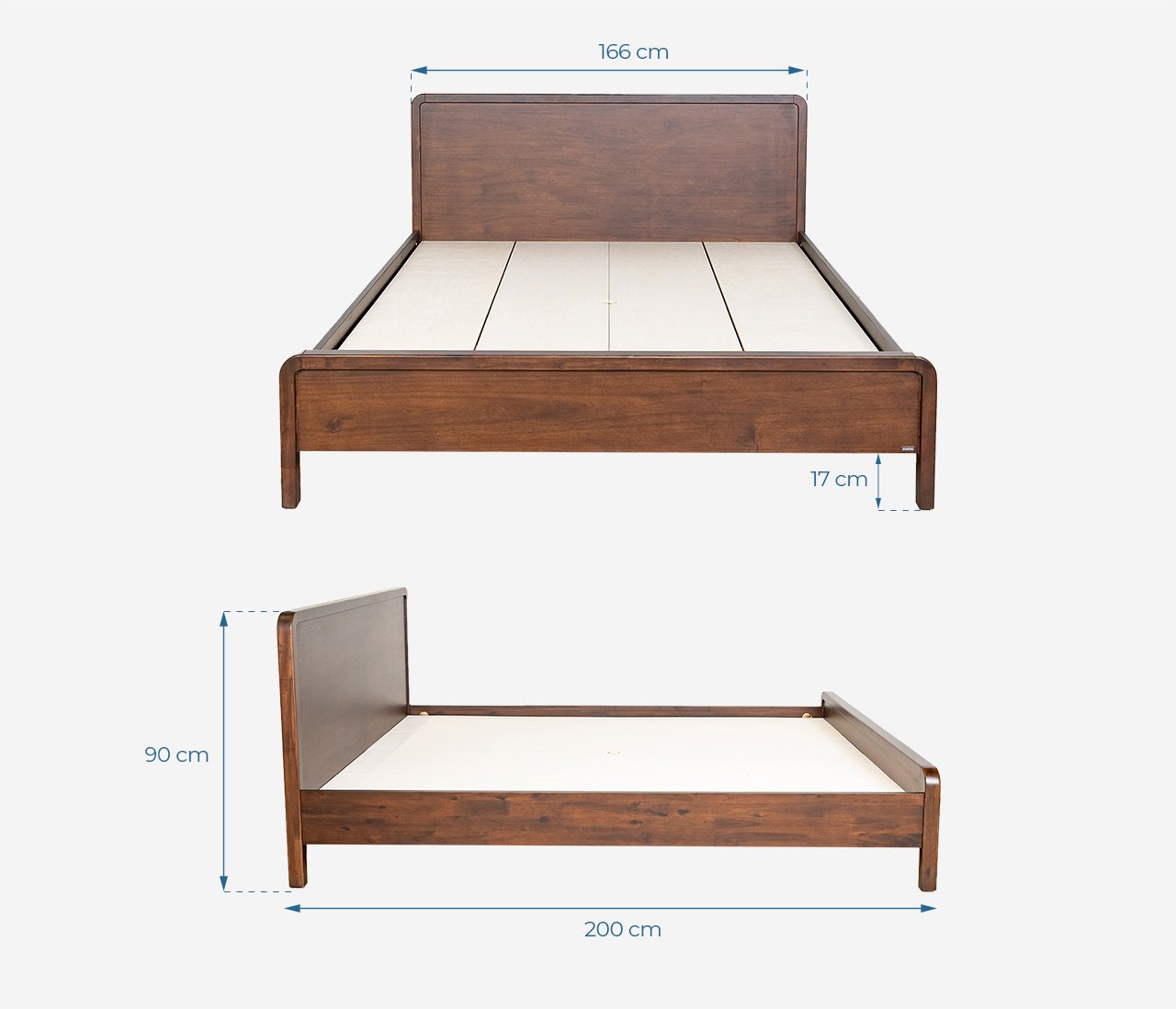 Kích thước giường ngủ gỗ DALUMD